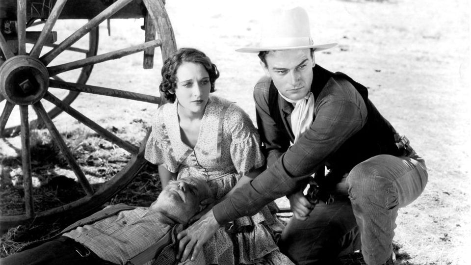 A still from The Big Stampede (1932)