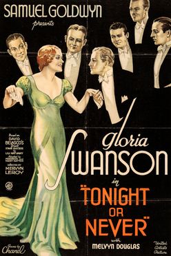 A poster from Tonight or Never (1931)