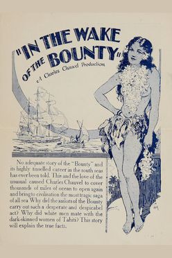 A poster from In the Wake of the Bounty (1933)