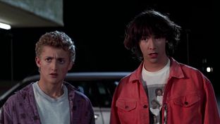 A still from Bill & Ted's Excellent Adventure (1989)