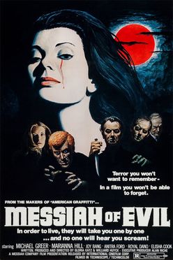 A poster from Messiah of Evil (1974)