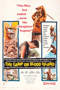 A poster from The Camp on Blood Island (1958)